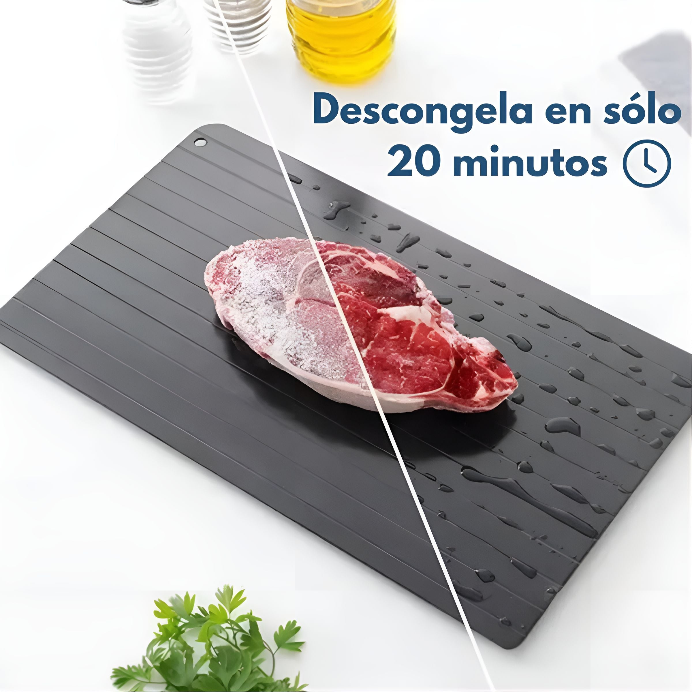 Combi Pimentero eléctrico & Tabla descongelar carnes